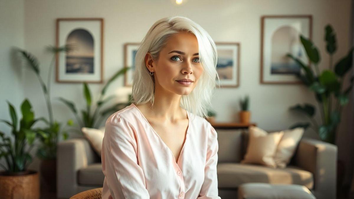 Cores e tons ideais para cabelos brancos