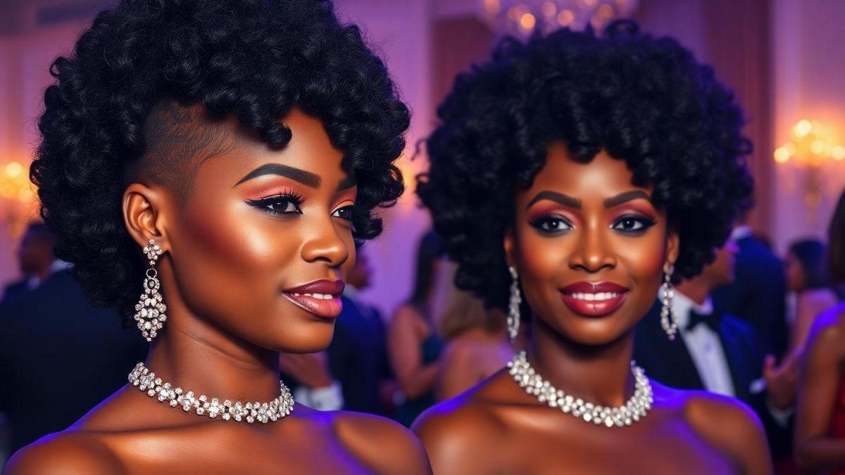 Estilos de tranças afro para eventos formais